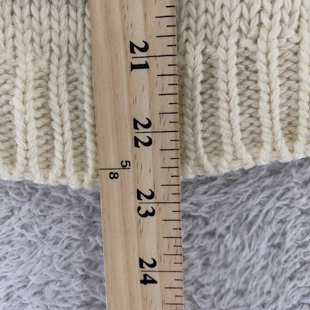 Elsamanda Chunky Knit‎ Wool Blend Sweater Womens BOXY Small Italy Pullover - Picture 6 of 9